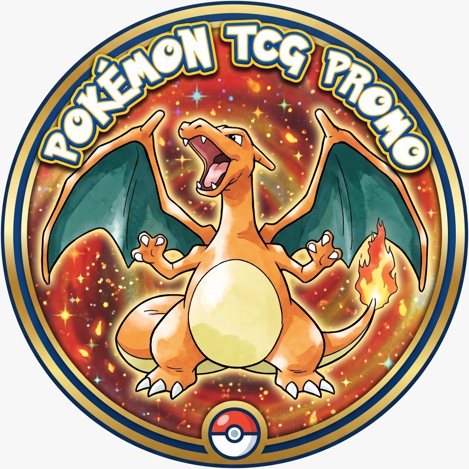 Logo Oficial Pokémon TCG Promo com Charizard